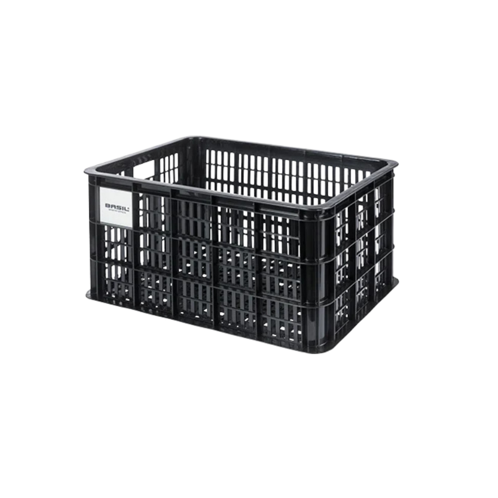 BASIL BICYCLE CRATE LARGE 29.5L BLACK  MIK