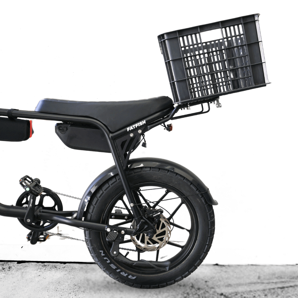 BASIL BICYCLE CRATE MIK L 40L BLACK