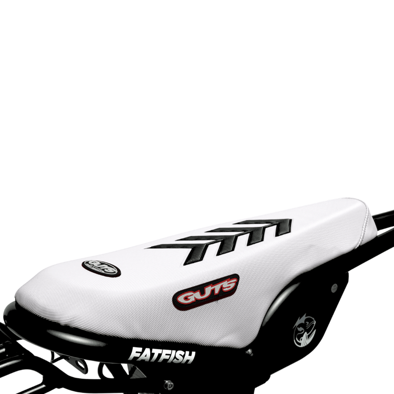 Guts Racing Seat Cover Black and White - Fatfish OG, OG 2.0 and Biggie ...